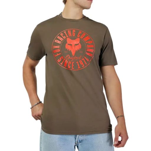 Fox Emblem prémium póló military