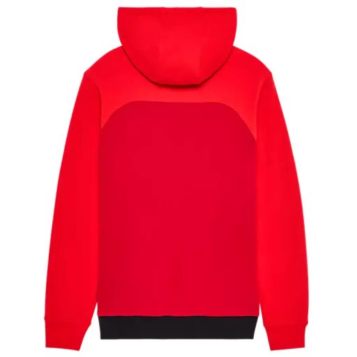 Fox Fracture Paneled kapucnis pulóver red