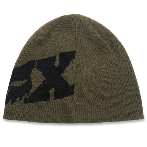 Fox F Head X Jacquard téli sapka olive green