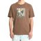 Volcom Angle Iron póló brown stone