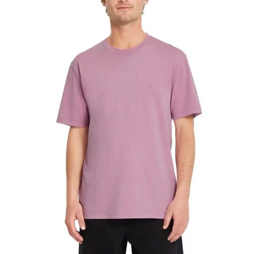 Volcom Solid Stone Emb póló steel purple