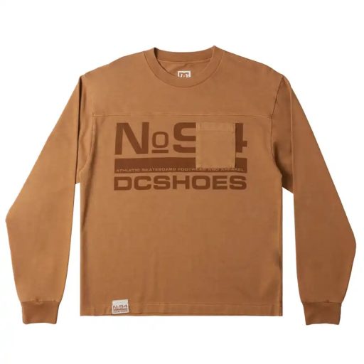 Dc No 94 Worker Ls Pocket póló chipmunk enzyme wash