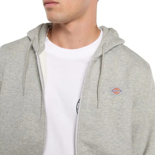 Dickies Oakport Zip pulóver heather grey