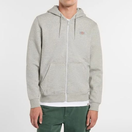 Dickies Oakport Zip pulóver heather grey