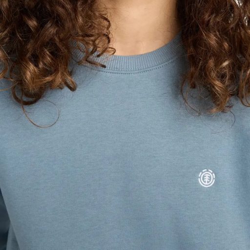 Element Icon Embroidery Cr pulóver blue mirage