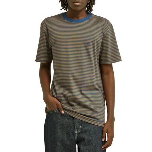 Element Icon Embroidery póló dark denim sepia