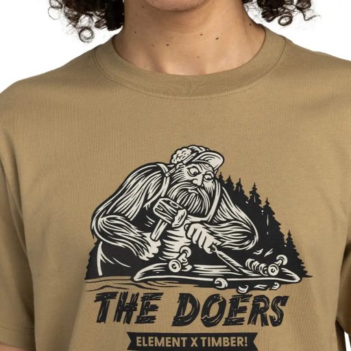 Element Timber Shaper póló khaki