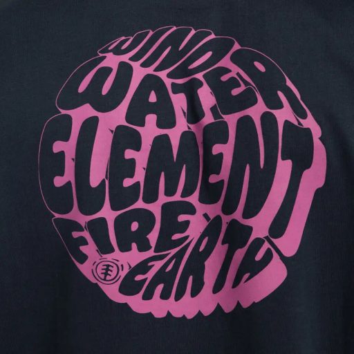 Element Wind Water Fire Earth póló eclipse navy