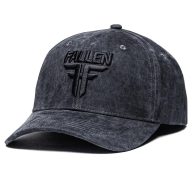 Fallen Insignia Curve sapka black enzym wash