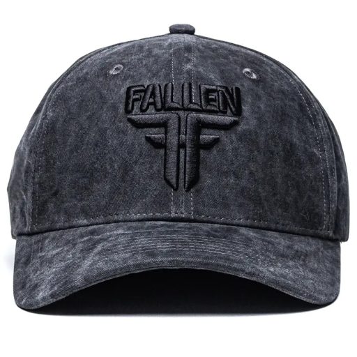 Fallen Insignia Curve sapka black enzym wash