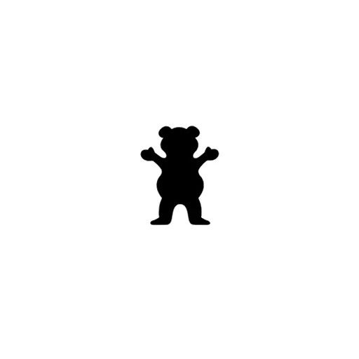 Grizzly Cutout griptape goofy foot black