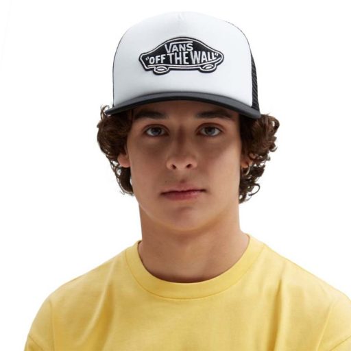 Vans Classic Patch Curved Bill trucker sapka black white