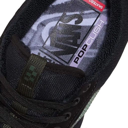 Vans Skate Old Skool 36+ cipő Atiba black dark green