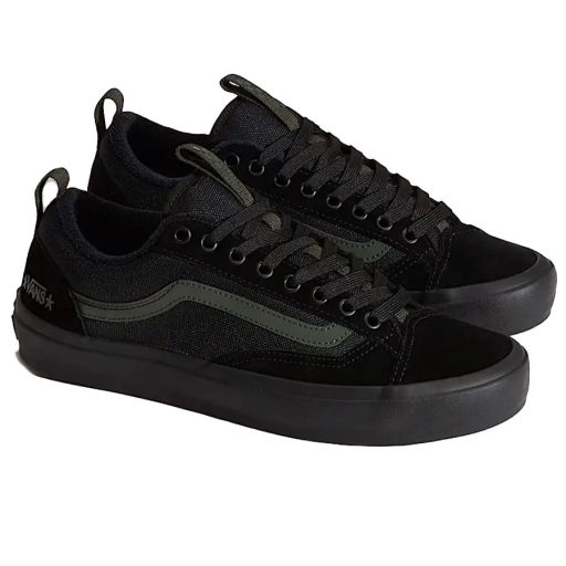 Vans Skate Old Skool 36+ cipő Atiba black dark green