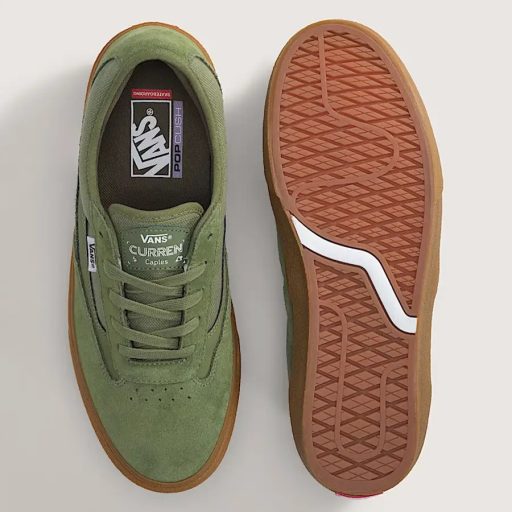 Vans Skate Curren Caples cipő crepe green gum