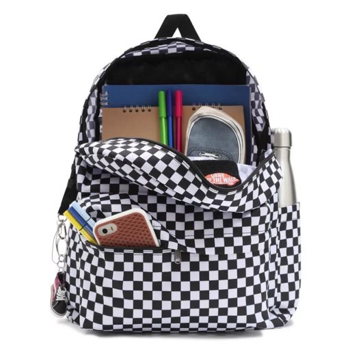 Vans Old Skool Check hátizsák black white