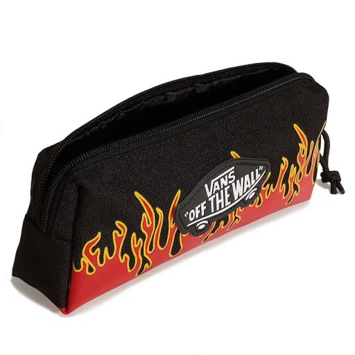 Vans Old Skool Pencil Pounch tolltartó black flame red