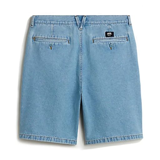 Vans Authentic Chino Loose pleated denim rövidnadrág stone wash blue