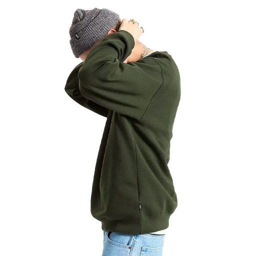Vans Left Chest II Loose pulóver dried kelp