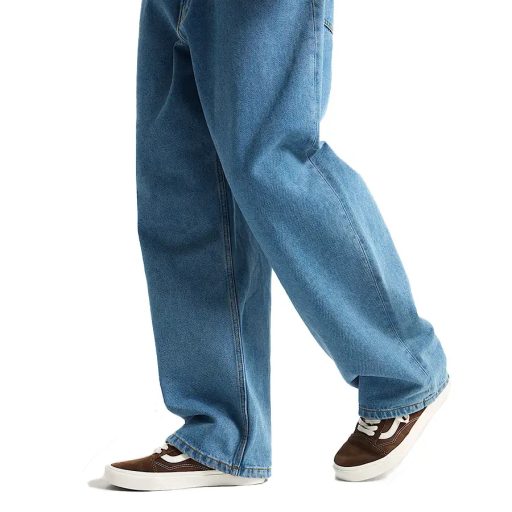Vans Check 5 Baggy Denim nadrág stone wash blue