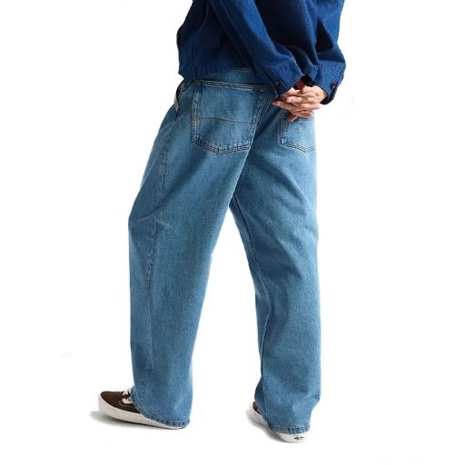 Vans Check 5 Baggy Denim nadrág stone wash blue