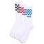 Vans Classic Check Crew zokni 3 pár chbd white