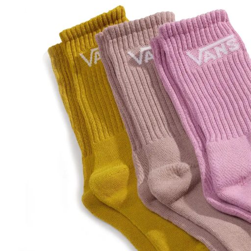 Vans Classic Crew 3 pár zokni pink dawn