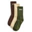Vans Classic Crew zokni 3 pár green balsam