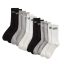 Vans Classic Crew 6 pár zokni white black heather grey
