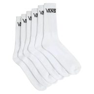 Vans Classic Crew 6 pár zokni white