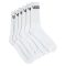 Vans Classic Crew 6 pár zokni white