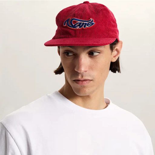 Vans Wavy Script Jockey sapka racing red
