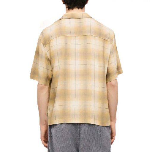 Vans Plaid Camp SS Woven ing sesame egret