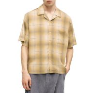 Vans Plaid Camp SS Woven ing sesame egret