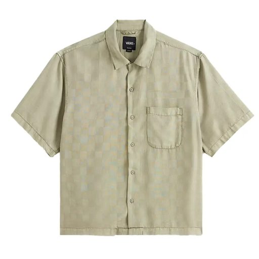 Vans Van Doren Tencel Check Camp ing soft sage