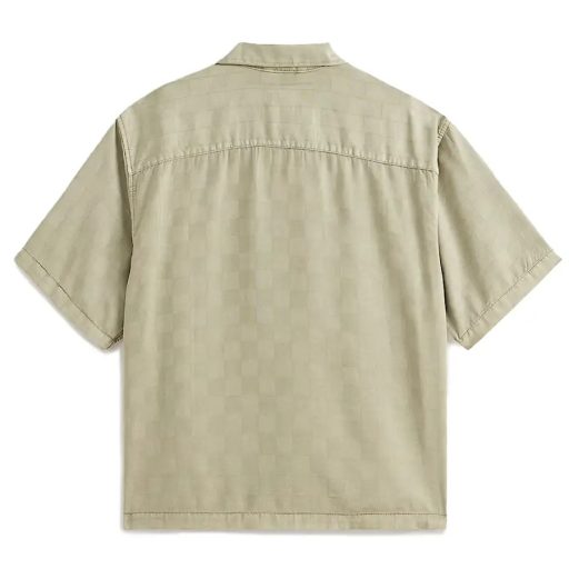 Vans Van Doren Tencel Check Camp ing soft sage