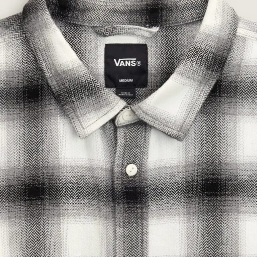 Vans Lawson Plaid Flannel ing marshmallow black