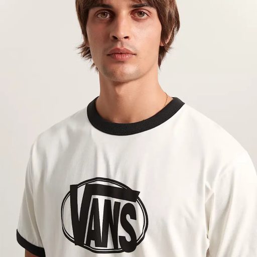 Vans Center Chest Ringer póló marshmallow