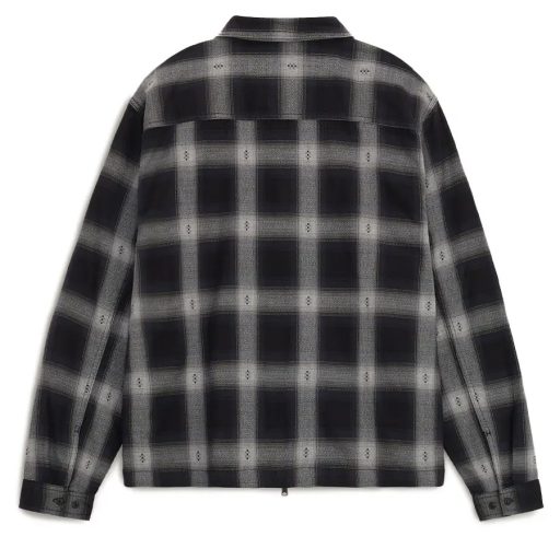 Vans Larkspur Zip Plaid Flannel ing black