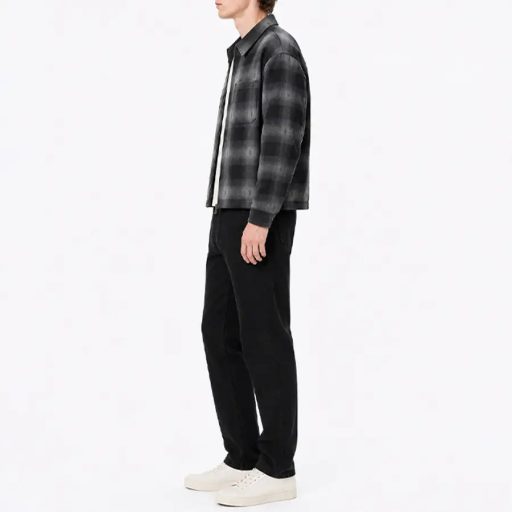 Vans Larkspur Zip Plaid Flannel ing black