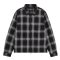 Vans Larkspur Zip Plaid Flannel ing black