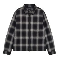 Vans Larkspur Zip Plaid Flannel ing black