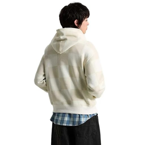 Vans Tonal Check Stretch Logo pulóver marshmallow