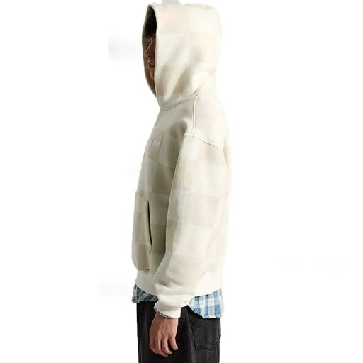 Vans Tonal Check Stretch Logo pulóver marshmallow