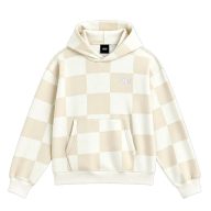 Vans Tonal Check Stretch Logo pulóver marshmallow