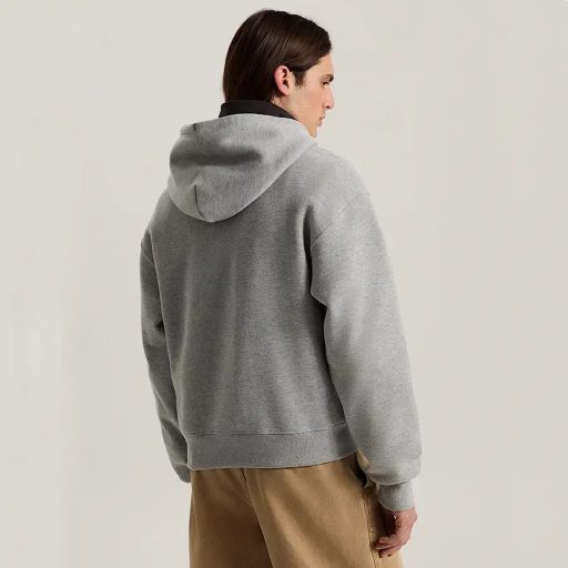 Vans Stretch Logo full zip pulóver cement heather