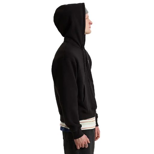Vans Stretch Logo full zip pulóver black white
