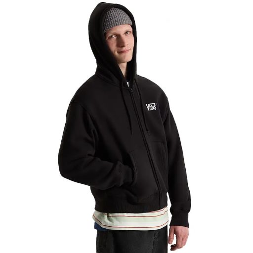 Vans Stretch Logo full zip pulóver black white