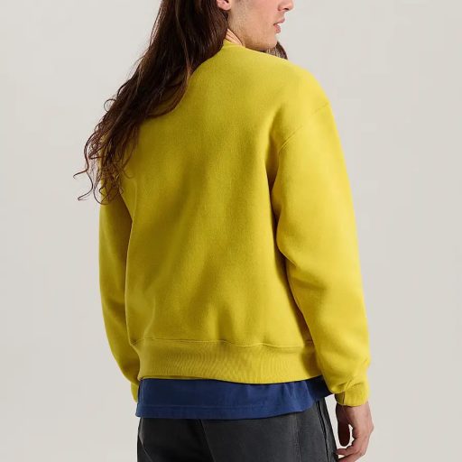 Vans Stretch Logo Crew pulóver dusty gold