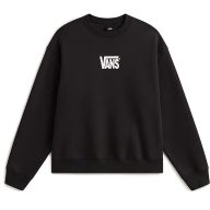 Vans Stretch Logo Crew pulóver black white
